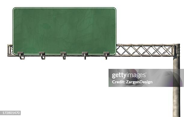 blank highway sign 02 - street sign stock pictures, royalty-free photos & images