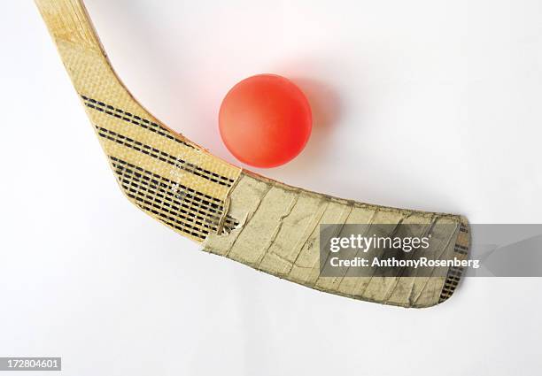 street hockey - hockey stick stock pictures, royalty-free photos & images