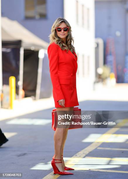 Heidi Klum is seen on October 16, 2023 in Los Angeles, California.