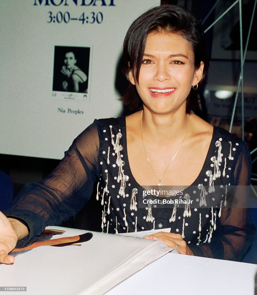 Actress Nia Peeples Promotes Workout Video