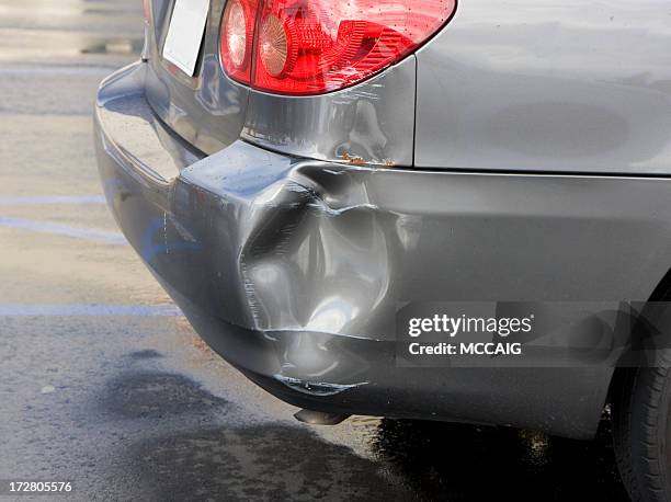 car dent - bumper stock pictures, royalty-free photos & images