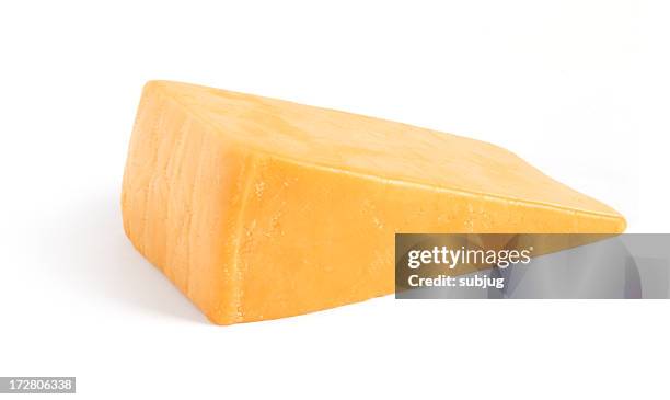 formaggio cheddar - cheese slice foto e immagini stock