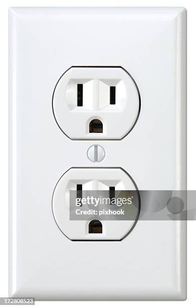 outlet com caminho - plug socket - fotografias e filmes do acervo