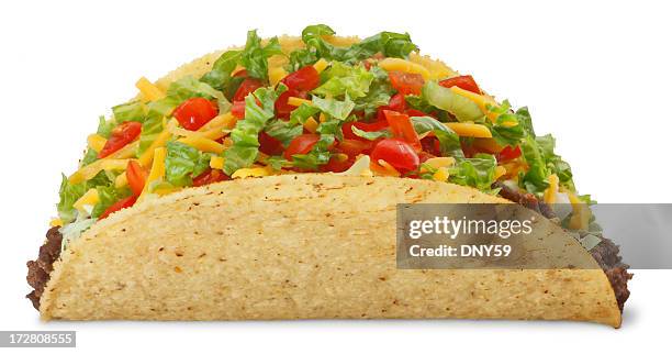 classic taco - taco stock pictures, royalty-free photos & images