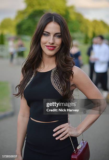 Jessica Lowndes attends the launch party for the Fashion Rules exhibition, a collection of dresses worn by HRH Queen Elizabeth II, Princess Margaret...