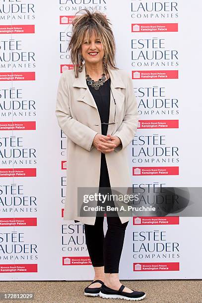 Elizabeth Emanuel attends the launch party for the Fashion Rules exhibition, a collection of dresses worn by HRH Queen Elizabeth II, Princess...