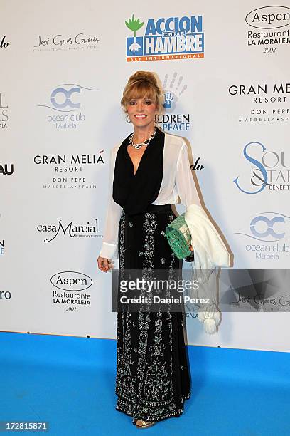 Silvia Tortosa attends Soul & Stars Gala By The Children for Peace ONLUS with Action Against Hunger on July 4, 2013 in Marbella, Spain.