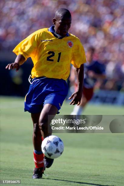 Football World Cup 1994, Colombia v USA, Faustino Asprilla.