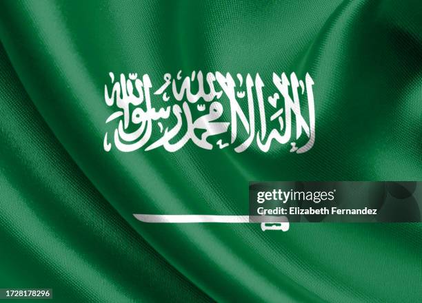 saudi arabia flag - saudi arabia flag stock-fotos und bilder