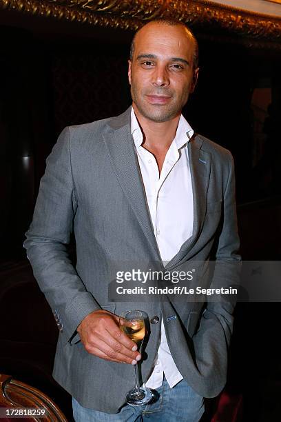 Singer and actor Adel Kachermi attend Le Grand Bal De La Comedie Francaise held at La Comedie Francaise on July 4, 2013 in Paris, France.
