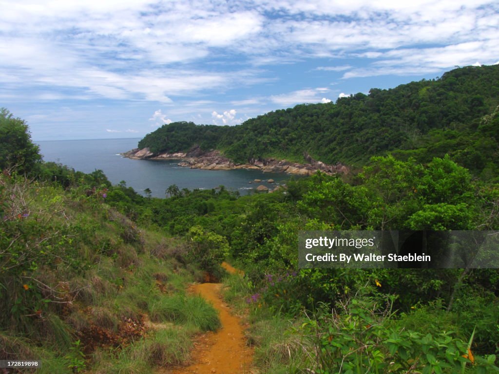 Trail to the sea line
