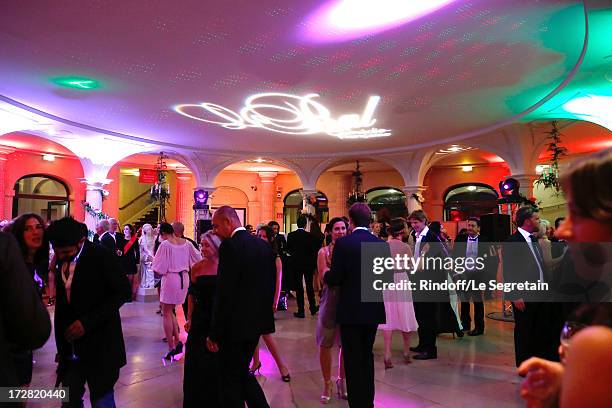 Atmosphere of the Dance Floor during Le Grand Bal De La Comedie Francaise held at La Comedie Francaise on July 4, 2013 in Paris, France.
