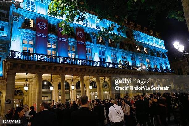 Opening of the implementation of exteriors lights during Le Grand Bal De La Comedie Francaise held at La Comedie Francaise on July 4, 2013 in Paris,...