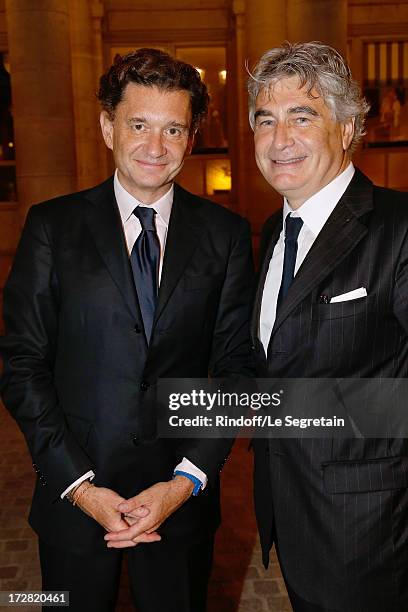 Philippe Sereys de Rothschild and guest attend Le Grand Bal De La Comedie Francaise held at La Comedie Francaise on July 4, 2013 in Paris, France.