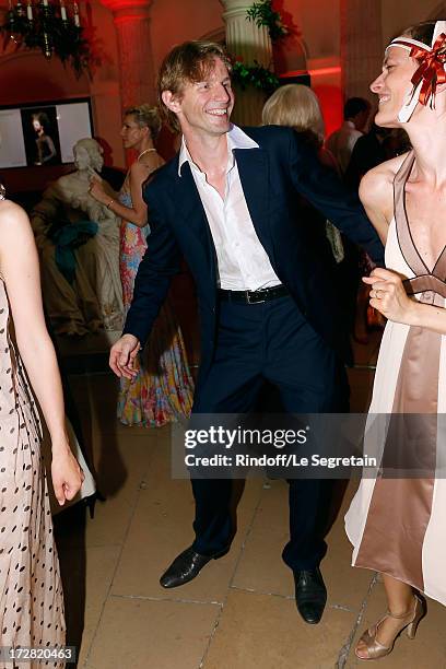 Star dancer Karl Paquette and wife Marion dancing during Le Grand Bal De La Comedie Francaise held at La Comedie Francaise on July 4, 2013 in Paris,...