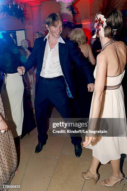 Star dancer Karl Paquette and wife Marion dancing during Le Grand Bal De La Comedie Francaise held at La Comedie Francaise on July 4, 2013 in Paris,...