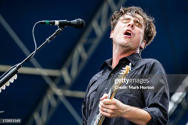 Jim Adkins of Jimmy Eat World performs on Day 1 of the RBC Royal Bank Bluesfest on July 4, 2013 in Ottawa, Canada.