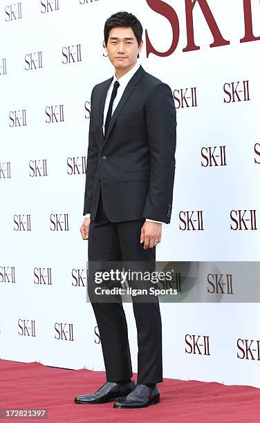 Yoo Ji-Tae attends the SK-II Global Event 'Honoring The Spirit Of Discovery' at the Raum on July 3, 2013 in Seoul, South Korea.