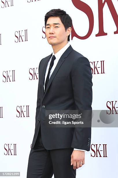 Yoo Ji-Tae attends the SK-II Global Event 'Honoring The Spirit Of Discovery' at the Raum on July 3, 2013 in Seoul, South Korea.