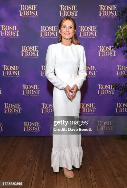 Geri Halliwell-Horner attends the launch of Geri Halliwell-Horner's new book, "Rosie Frost & The Falcon Queen" at Tower of London on October 10, 2023...