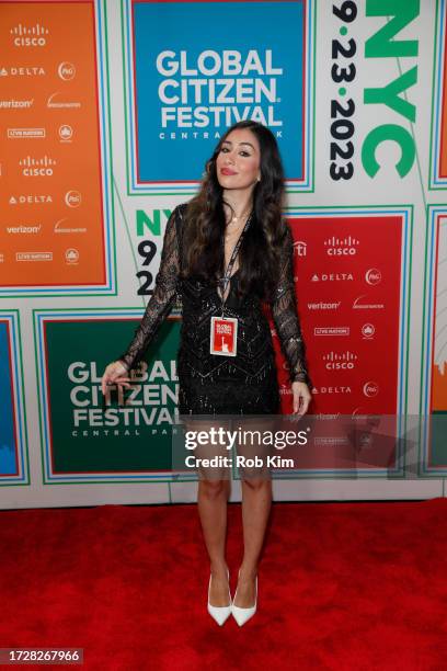 Katherine Ilkhani attends Global Citizen Festival 2023 at Central Park on September 23, 2023 in New York City.