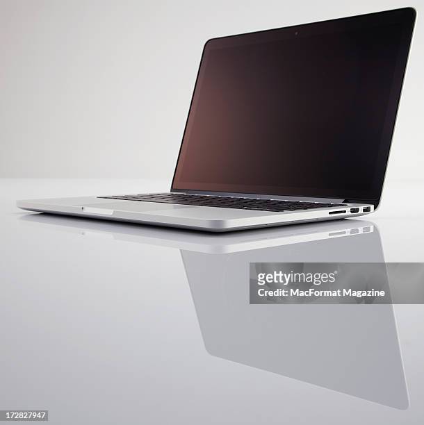 An Apple 13" MacBook Pro laptop with Retina display, photographed during a studio shoot for MacFormat Magazine/Future via Getty Images, November 20,...