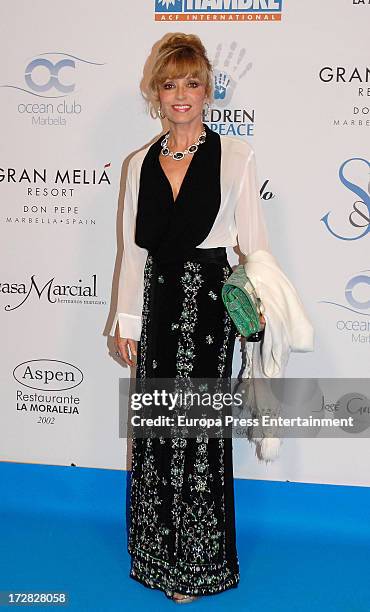 Silvia Tortosa attends Soul & Stars Benefit Gala, organized by The Children for Peace ONLUS with Action Against Hunger, on July 4, 2013 in Marbella,...