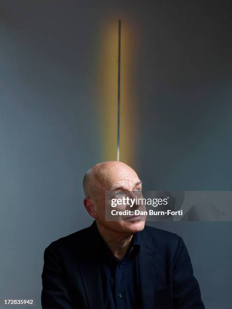 Musician, composer & producer, Brian Eno is photographed for Wired magazine on March 6, 2013 in London, England.