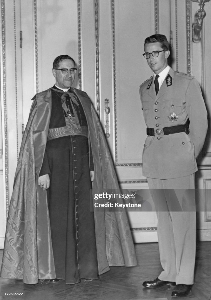 Cardinal Giuseppe Siri And King Baudouin
