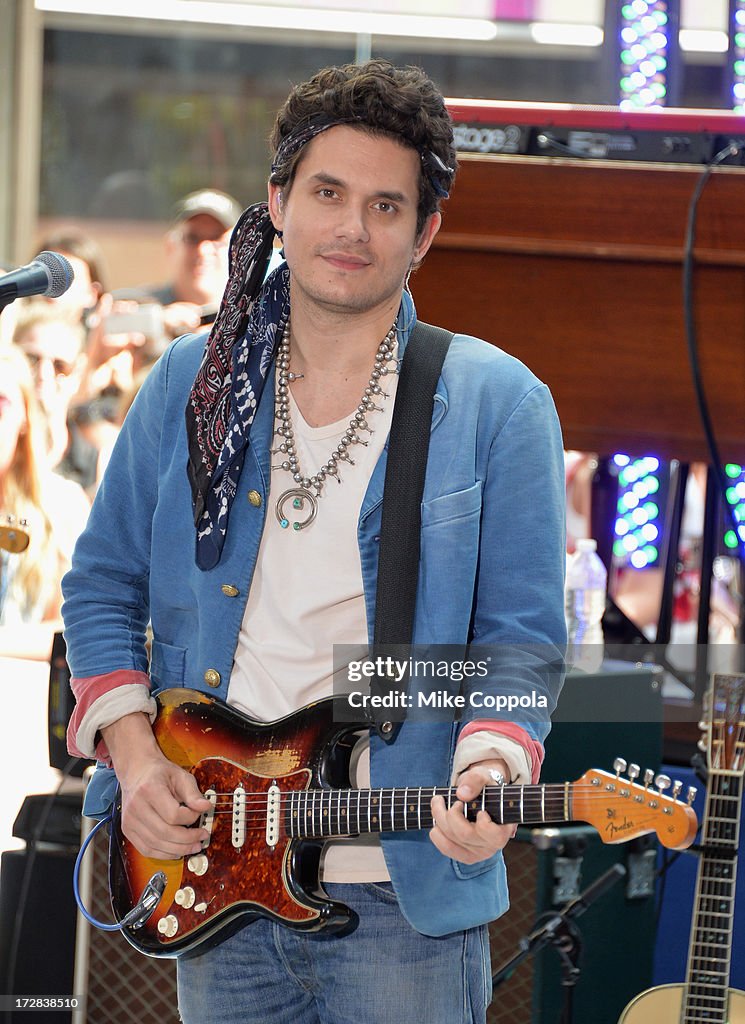 John Mayer Performs On NBC's "Today"