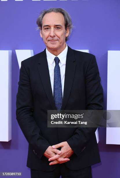 Alexandre Desplat attends the "Nyad" Headline Gala premiere during the 67th BFI London Film Festival at The Royal Festival Hall on October 10, 2023...