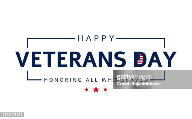 happy veterans day poster, background. vector - veterans day background stock illustrations