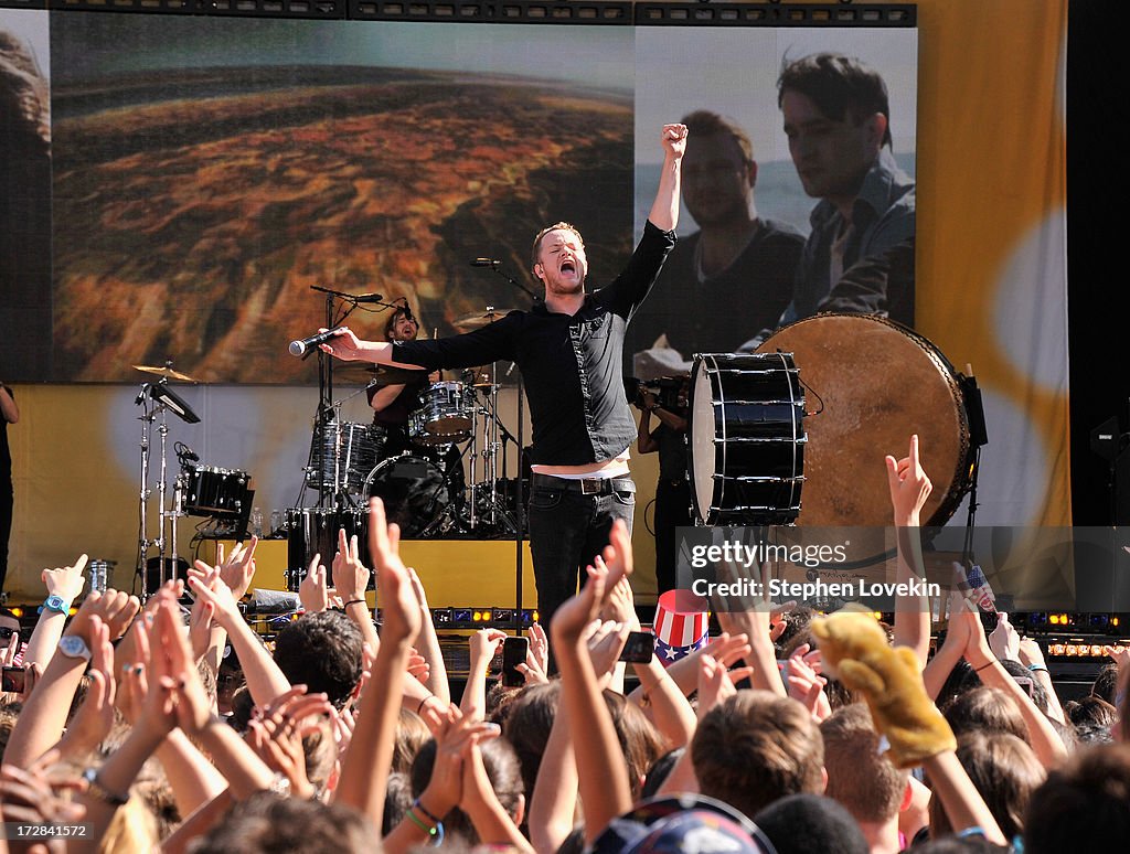 Imagine Dragons Perform On ABC's "Good Morning America"