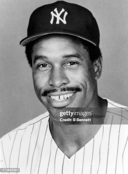 Dave Winfield of the New York Yankees poses for a portrait circa 1983 at Yankee Stadium in Bronx, New York.