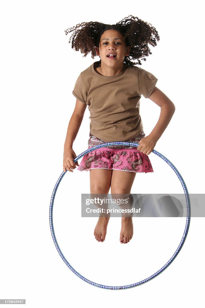 Jumping a Hula Hoop