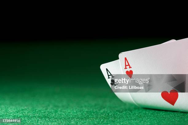 cards (xl) - poker table stock pictures, royalty-free photos & images