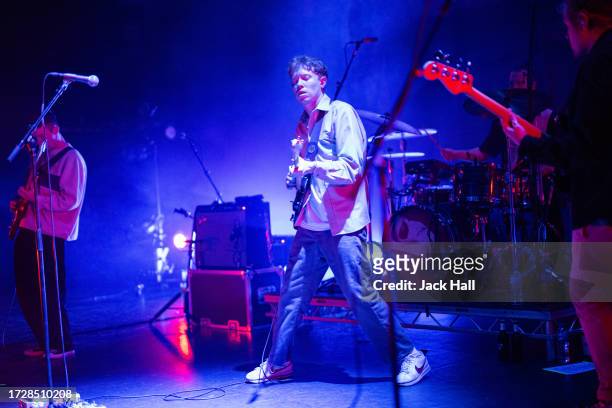 Archy Marshall of King Krule performs at Eventim Apollo on October 10, 2023 in London, England.