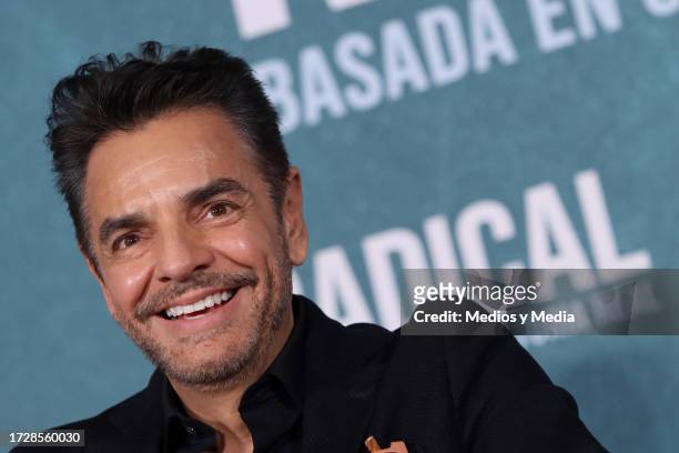 Eugenio Derbez attends the press conference for the film 'Radical' at St Regis Hotel on October 10, 2023 in Mexico City, Mexico.