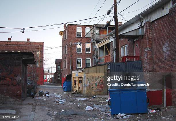 quartier pauvre - bidonville photos et images de collection