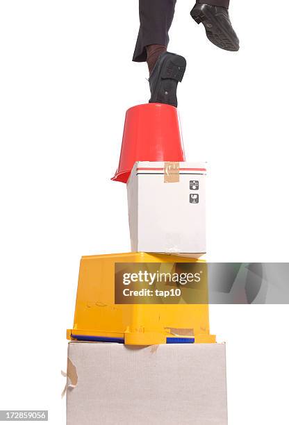 Boxed Getting Up Man Climbing Out Of Box Photos and Premium High Res Pictures - Getty Images
