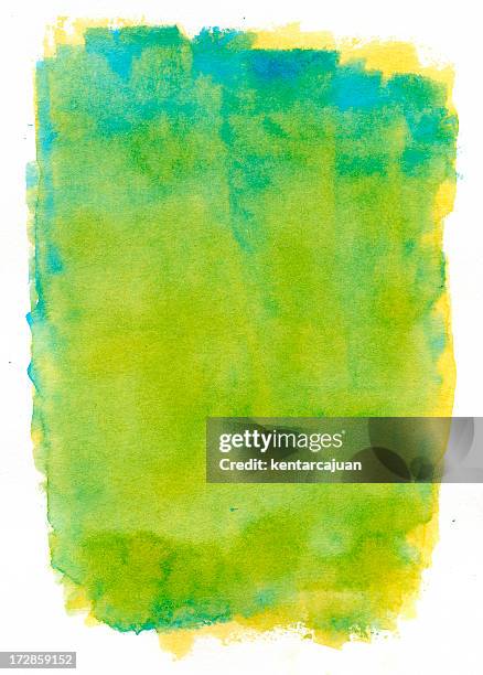 the swamp at summer vol ii - blue and yellow watercolor stock pictures, royalty-free photos & images