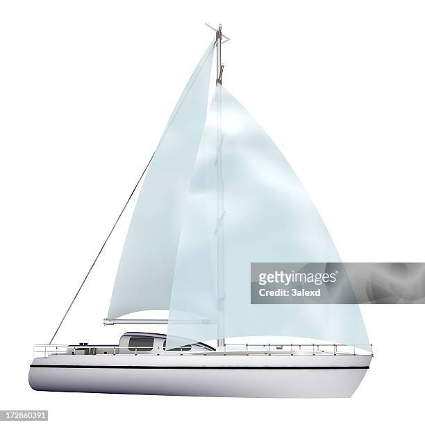 yacht - sailboat stock-fotos und bilder