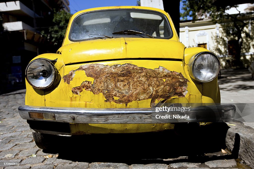 Old and rusted car