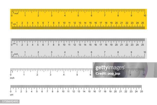 Measuring Clip Ruler 9 684 Ruler High Res Vector Graphics - Getty Images