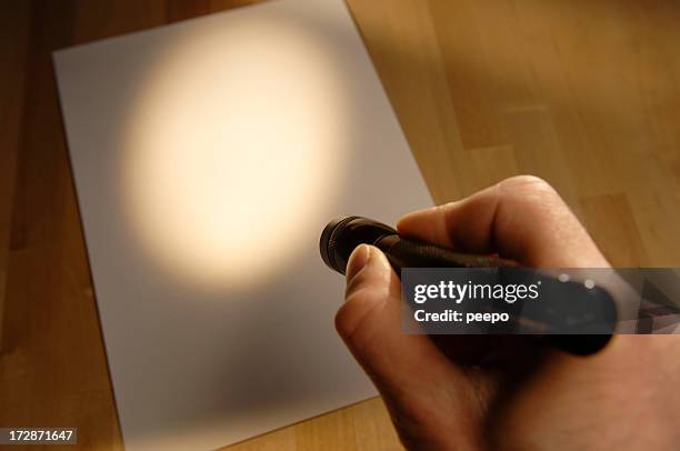 desktop series - flashlight stockfoto's en -beelden