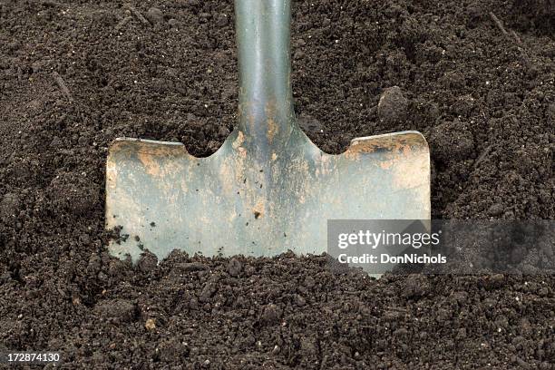 pala excavar - excavar fotografías e imágenes de stock