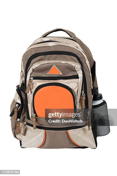 backpack with clipping path - rugzak stockfoto's en -beelden