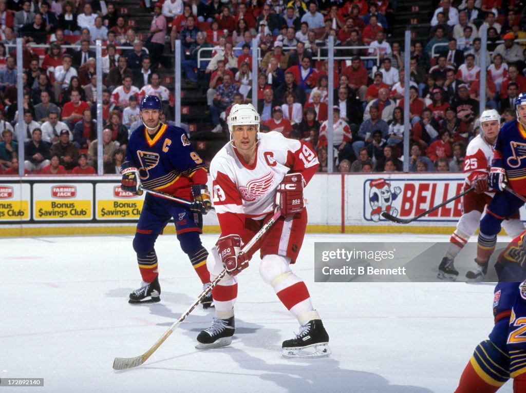 1996 Conference Semi-Finals - Game 7:  St. Louis Blues v Detroit Red Wings