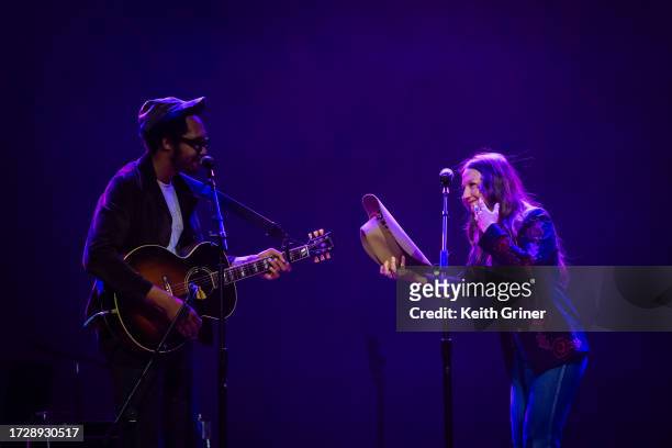 Tre Burt and Kelsey Waldon perform during The Prine Family Presents: You've Got Gold Celebrating The Songs Of John Prine & Benefitting The Hello In...