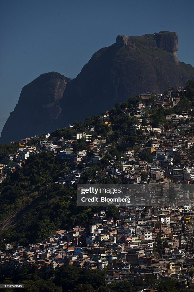 Aerial Views Of The Rio De Janeiro Skyline And Beaches As Brazil Swap Rates Drop After Inflation Report